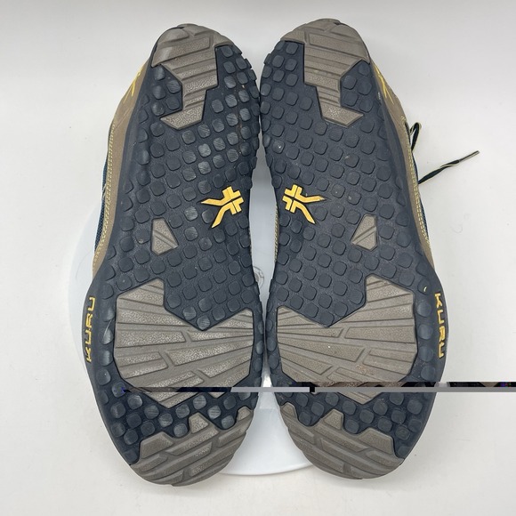 Kuru Chicane Sneakers Mens 13 Brown Blue Athletic Running Suede Shoes - Picture 9 of 10